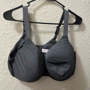 Excellent used condition, gray soft bra with underwire